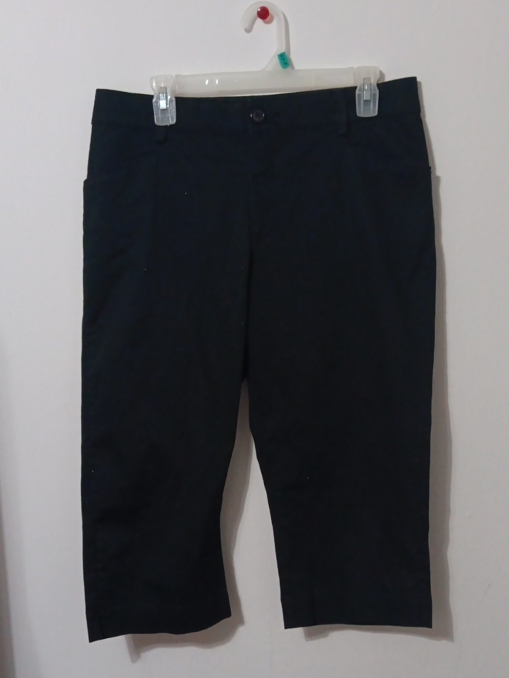 Women's Black Dress Pants Capri 17" Waist 20" Inseam